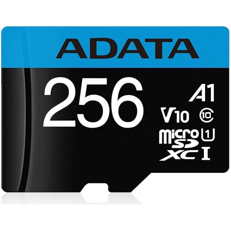 ADATA-Premier-256GB-MicroSDXC-Class-10-UHS-I-Flash-Memory-Black-B07H9FVB6M