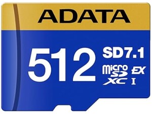 Adata Premier Extreme 512GB microSDXC SD7.1 Express Card, Nintendo Switch 2 Ready