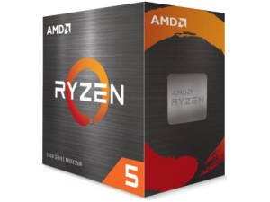 AMD Ryzen 5 5500 Processor (6 cores/12 threads, 65W DTP, AM4 socket, 19 MB cache, up to 4.2 GHz max boost, wraith stealth cooler)