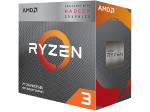 AMD Ryzensets 3 3200G processor (Radeon Vega 8 integrated GPU, 4 cores/4 threads, 65W TDP, AM4 socket, 6MB Cache, up to 4.0 Ghz max boost frequency , wraith stealth cooler)