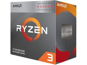 AMD Ryzensets 3 3200G processor (Radeon Vega 8 integrated GPU, 4 cores/4 threads, 65W TDP, AM4 socket, 6MB Cache, up to 4.0 Ghz max boost frequency , wraith stealth cooler)