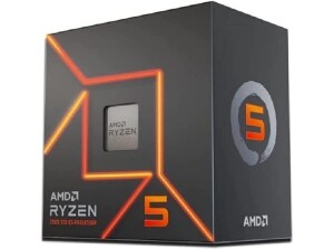 AMD Ryzensets 5 7600 Processor (radeon graphics integrated, 6 cores/12 threads, 65W TDP, AM5 Socket, 38MB cache, up to 5.1 GHz max boost, Wraith Stealth Cooler)