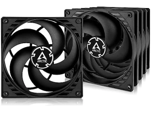 ARCTIC P14 (5 Pack) - 140 mm Case Fan, Pressure-optimised, quiet motor, Computer, Fan Speed: 1700 RPM - Black