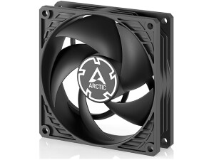 ARCTIC P9 Max - PC fan, High-Performance 92 mm PWM case fan, 500-5000 rpm, optimized for static pressure, 0dB mode - Black