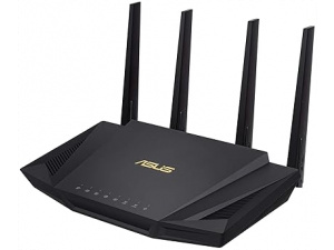 ASUS RT-AX58U V2 WIFI 6 AX3000 Dual-Band Extendable Mesh WiFi Router, with Mobile Tethering (Replacement of 4G 5G routers) AIMESH MU-MIMO Game Rangeboost Trend Aiprotection Pro security, Adaptive QoS