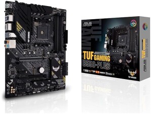 ASUS TUF GAMING B550-PLUS, AMD AM4, ATX, 128GB DDR4, 4DIMM, DP, HDMI, PCIE