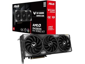 ASUS TUF Gaming Radeon RX 9060 XT OC Edition 16GB GDDR6 Gaming Graphics Card (AMD Radeon RX9060XT, AMD RDNA 4 Architecture, PCIe 5.0, 1x HMDI 2.1b, 2X DisplayPort 2.1a, RGB, TUF-RX9060XT-O16G-GAMING)