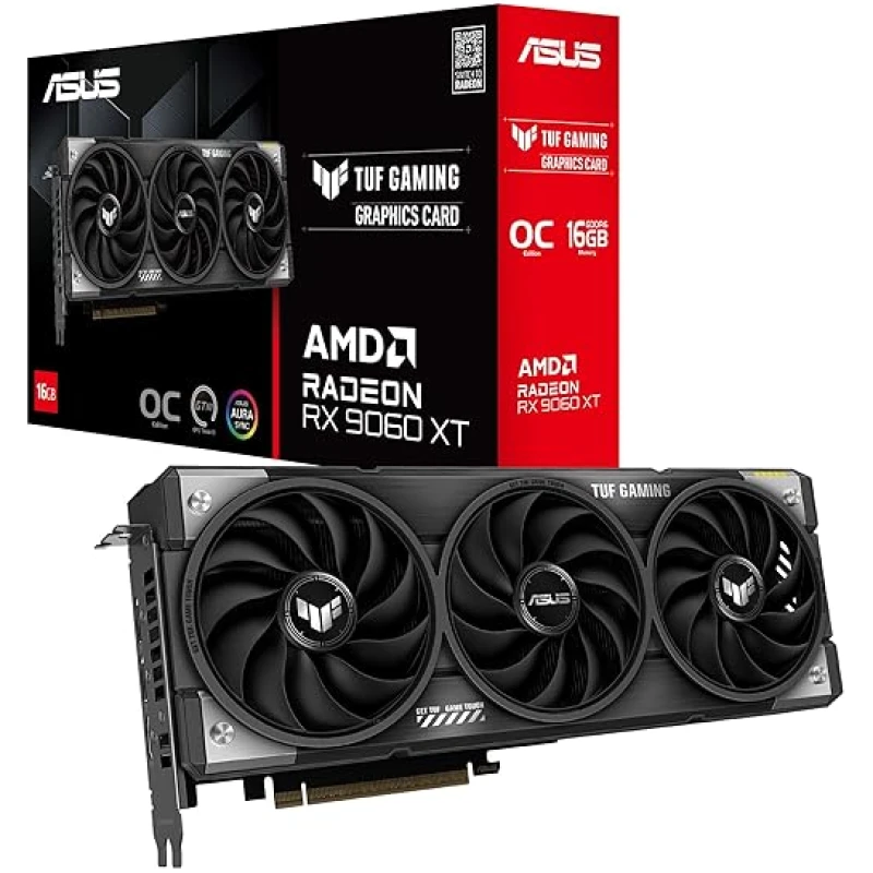 ASUS-TUF-Gaming-Radeon-RX-9060-XT-OC-Edition-16GB-GDDR6-Gaming-Graphics-Card-AMD-Radeon-RX9060XT-AMD-RDNA-4-Architectu-B0F7LY3YXP