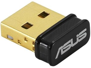 ASUS USB-BT500 Bluetooth Adapter, Bluetooth 5.4 Dongle, Supports Up to 7 Device Connections, Ultra-Compact Design, EDR & BLE, LE Audio, Compatible with Windows 11/10 & Linux for Desktop and Laptop