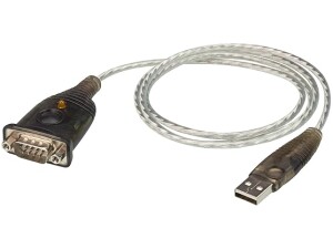 ATEN USB To RS-232 Serial Converter Adaptor 1M Cable UC232A1, up to 921.6 Kbps, OS Compatibility Windows, Mac, Linux, (Android 3.2 and above) for laptop and desktop computers