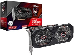 Asrock RX6500 XT Phantom Gaming D 4GB OC, 4GB DDR6, PCIe4, HDMI, DP, 2820MHz Clock, Overclocked