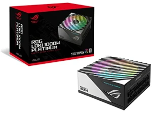 Asus 1000W ROG LOKI SFX-L Platinum PSU, Small Form Factor, Fully Modular, 80+ Platinum, 0dB Fan Button, RGB, ATX-to- SFX Bracket, 10 Year Warranty