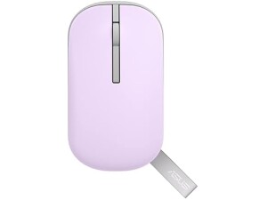 ASUS Marshmallow MD100, Ambidextrous, Optical, RF Wireless + Bluetooth, 1600 DPI, Purple