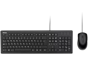 Asus U2000 Copilot Office Keyboard and Mouse Set, Hot Keys, Wired, Optical, USB, WIN 11