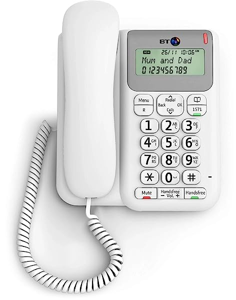 BT Decor 2200 Corded Telephone – Webnise Ltd