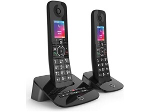 BT Premium Cordless Landline House Phone, Home Phone, 100 Percent Nuisance Call Blocker, Call Block Button, Answer Machine, Twin Handset Pack