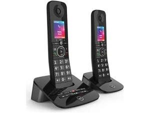 BT Premium Cordless Landline House Phone, Home Phone, 100 Percent Nuisance Call Blocker, Call Block Button, Answer Machine, Twin Handset Pack