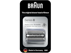 Braun Series 8 83M Electric Shaver Head - Silver - Compatible with Series 8