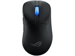 Asus ROG Keris II Ace Wireless Lightweight Gaming Mouse, Wired/Wireless/Btooth, AimPoint Pro Sensor, Polling Rate Booster, 42000 DPI, RGB, Black