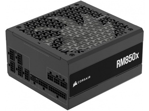 CORSAIR RM850x Fully Modular Low-Noise ATX Power Supply – ATX 3.1 Compliant – PCIe 5.1 Support – Cybenetics Gold Efficiency – Native 12V-2x6 Connector – Black