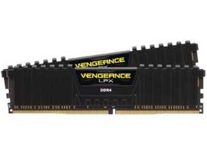 CORSAIR VENGEANCE LPX DDR4 RAM 32GB (2x16GB) 3200MHz CL16-20-20-38 1.35V Intel XMP AMD EXPO Computer Memory ? Black (CMK32X4M2E32C16)