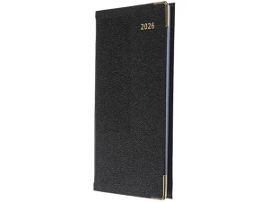 Collins - Business - Slim 2026 12 Month Calendar Year Planner, Month-To-View Pocket Diary - Black (CMB.99-26)