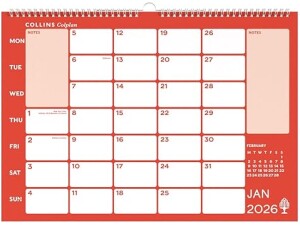 Collins - Colplan - A3 Monthly Wall Diary Calendar 2026 (CMC-26)
