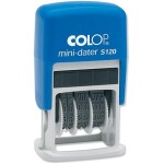 Colop S120 Mini Dater Stamp Self-Inking 12 Years Imprint Ref 14520000, Black, Small, 20x3.8mm