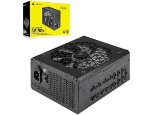 Corsair RM1200x SHIFT Fully Modular ATX Power Supply - Modular Side Interface - ATX 3.1 & PCIe 5.1 Compliant - Zero RPM Fan Mode - 105?C-Rated Capacitors - 80 PLUS Gold Efficiency - Black