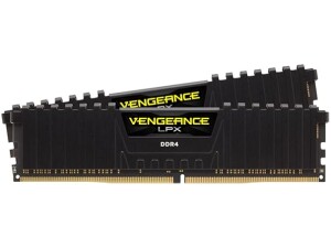 Corsair VENGEANCE LPX 16GB (2 x 8GB) DDR4 3200 (PC4-25600) C16 1.35V Desktop Memory - Black