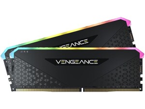 Corsair Vengeance RGB RS 16GB (2x8GB) DDR4 3200MHz C16 Desktop Memory (Dynamic RGB Lighting, Preset Lighting Profiles, Tight Response Times, Compatible with Intel & AMD 300/400/500 Series) Black