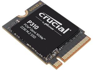 Crucial P310 SSD 1TB M.2 2230 NVMe PCIe Gen4, Up to 7,100 MB/s, Compatible with Steam Deck, ASUS ROG Ally, MSI Claw & Microsoft Surface, Solid State Drive - CT1000P310SSD2