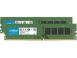 Crucial RAM 8GB Kit (2x4GB) DDR4 2666 MHz CL19 Desktop Memory CT2K4G4DFS8266