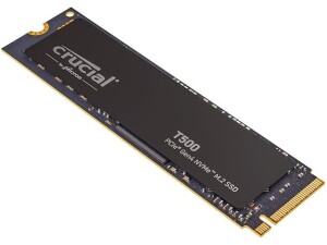 Crucial T500 500GB SSD PCIe Gen4 NVMe M.2, Up to 7200MB/s, TLC NAND, Laptop and Desktop Compatible, Microsoft DirectStorage, Solid State Drive - CT500T500SSD8