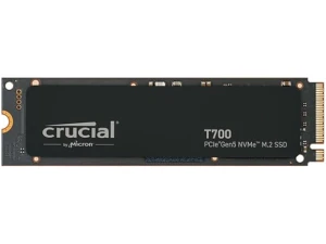 Crucial T700 4TB SSD PCIe Gen5 NVMe M.2 Internal Gaming SSD, Up to 12,400MB/s, Microsoft DirectStorage, PCIe 4.0 Backwards Compatible, Solid State Drive - CT4000T700SSD3