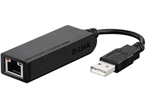 D-Link DUB-E100 High-Speed USB 2.0 Fast Ethernet 10/100 Mbit/s Ethernet Adapter, Black