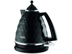 De'Longhi Brilliante Kettle, anti-scale filter, 1.7 Liters, 360° swivel base, KBJ3001BK, Black