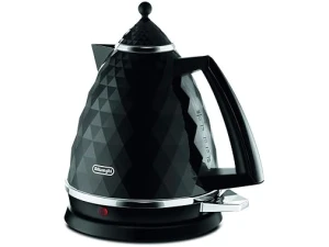 De'Longhi Brilliante Kettle, anti-scale filter, 1.7 Liters, 360? swivel base, KBJ3001BK, Black