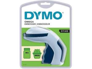 Dymo S0717930 Omega Home Embossing Label Maker, Grey and Navy, Embosser