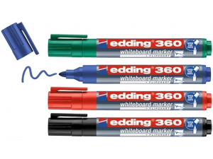 Edding 360 Drywipe Marker Assorted (Pack of 4) 3318999