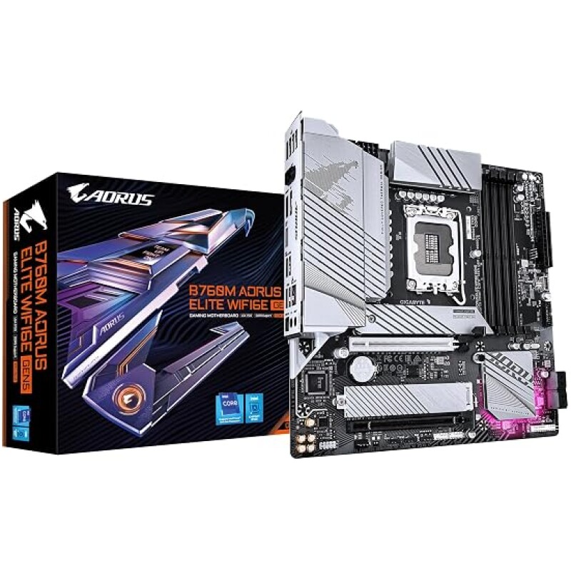 GIGABYTE-B760M-AORUS-ELITE-WIFI6E-GEN5-Motherboard-Supports-14th-Gen-Intel-Core-CPUs-1211-phases-VRM-up-to-5600MH-B0F72CNWTF