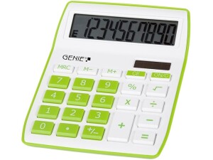 Genie 12266 Desktop Calculator - Green