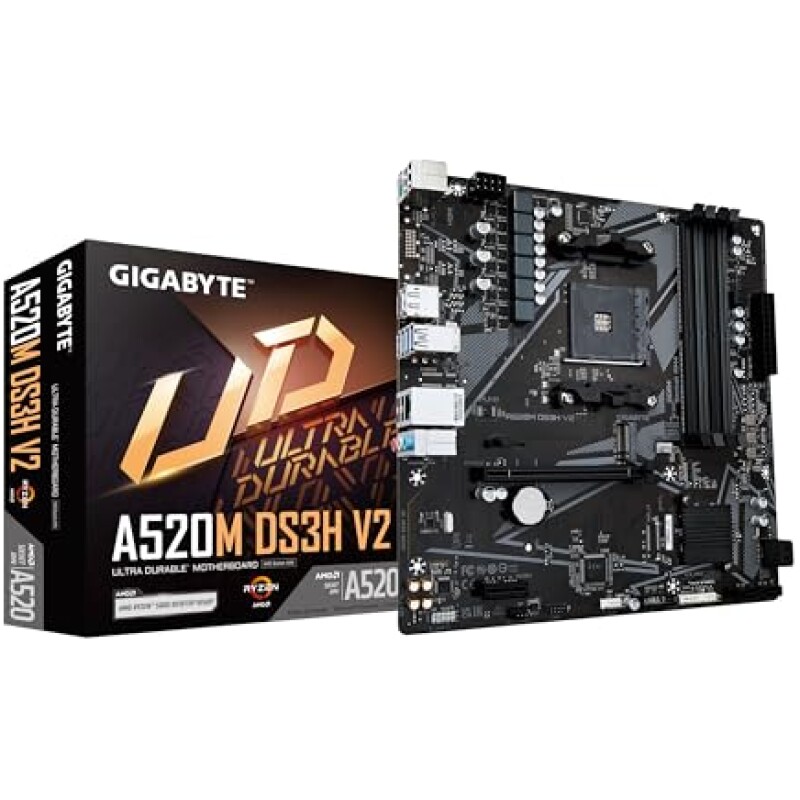Gigabyte-A520M-DS3H-V2-Motherboard-Supports-AMD-Ryzen-5000-Series-AM4-CPUs-up-to-4733MHz-DDR4-OC-PCIe-30-x16-GbE-B0CK76BL9C