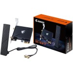 Gigabyte GC-WIFI7, Internal, Wireless, PCI Express, WLAN / Bluetooth, 5800 Mbit/s, Black