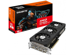 Gigabyte Radeon RX 7600 XT GAMING OC 16GB Graphics Card - 2810 MHz Core, 16GB GDDR6 18000MHz 128-bit Memory, PCI-E 4.0, 2x DP 1.4, 2x HDMI 2.1a, RDNA architecture, RGB fusion, GV-R76XTGAMING OC-16GD