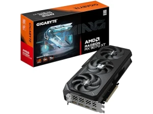Gigabyte Radeon RX 9070 XT GAMING OC 16G Graphics Card - 16GB GDDR6, 256bit, PCI-E 5.0, 3060 MHz Core Clock, 2 x DisplayPort, 2 x HDMI, GV-R9070XTGAMING OC-16GD