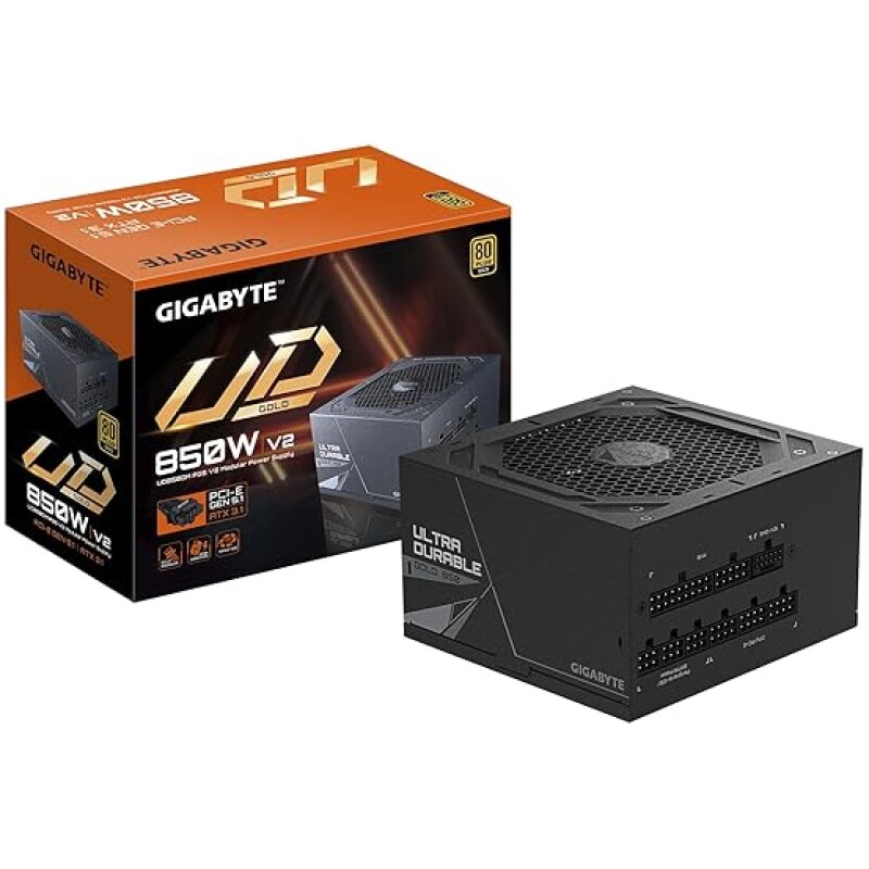 Gigabyte-UD850GM-PG5-V2-80-Plus-Gold-Fully-Modular-850w-PCIe-50-Power-Supply-Unit-ATX-31-12VHPWR-GPU-Connector-Flat-B0FDQYFJWC