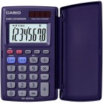 Casio HS-8VER Pocket and desktop calculator, Blue