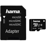 Hama 00124173 256 GB UHS-I Class1 C10 MicroSDXC 256 GB UHS-I Class1 C10 With Adapter - 533X/ 80 MB/S