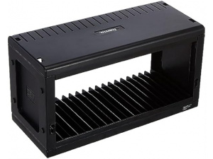Hama CD Rack for 20 CDs | CD Storage for Hanging or Standing, Space-Saving, Small CD Stand, for the Office or Any Room | Black